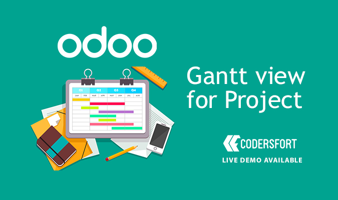 Odoo Gantt view for Project