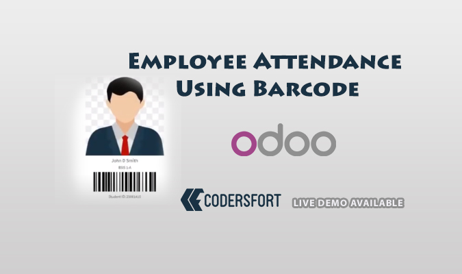 Odoo Employee Attendance Using Barcode