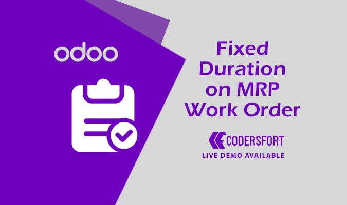 Odoo Fixed Duration On Mrp Work Order