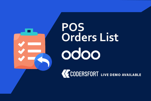 ODOO POS orders list