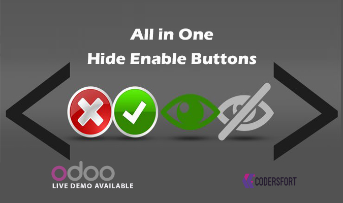 Odoo All In One Hide Enable Buttons