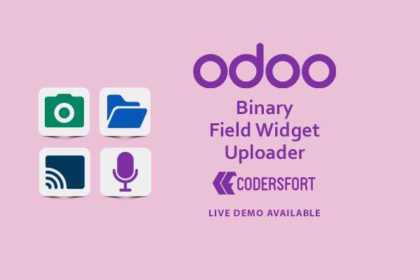 Odoo Binary Field Widget Uploader