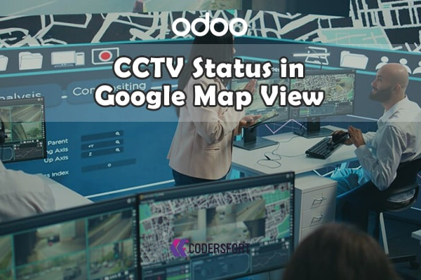 Odoo CCTV Status in Google Map View