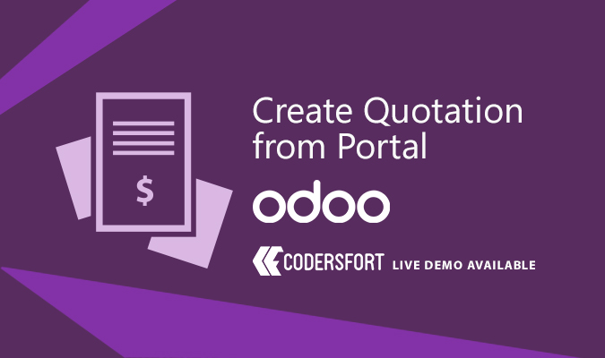 Odoo Create Quotation From Portal