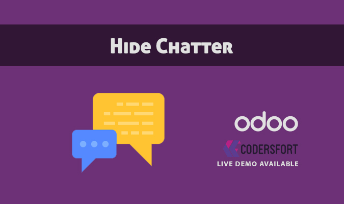 Odoo Hide Chatter