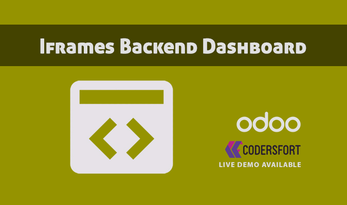 Odoo Iframes Backend Dashboard