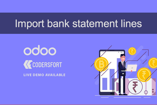 Odoo Import bank statement lines