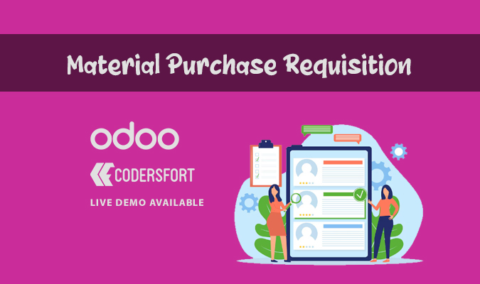 Odoo Material Purchase Requisition