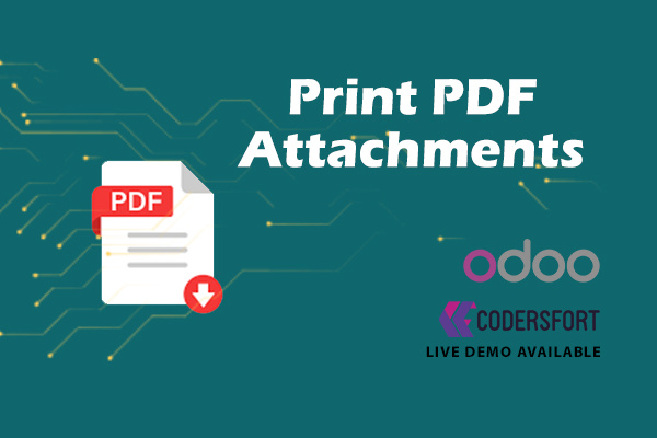 Odoo PDF Attachments Print