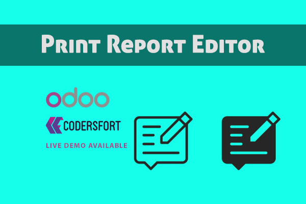 Odoo Report Editor