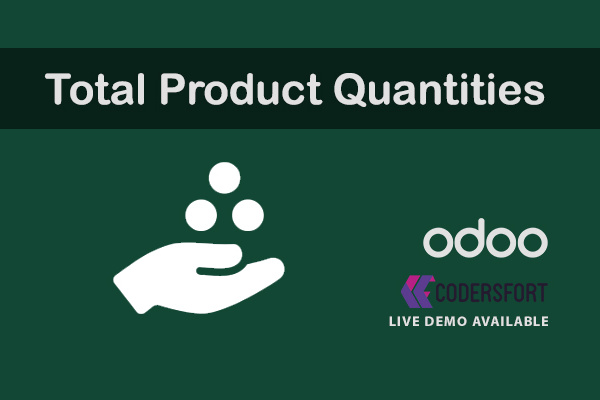 Odoo Total Product Quantities