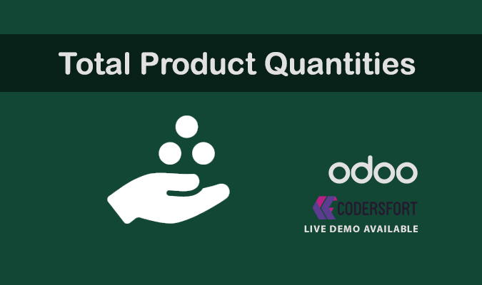 Odoo Total Product Quantities