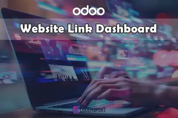 Screenshot of the Odoo Website Link Dashboard module displaying a user-friendly interface.