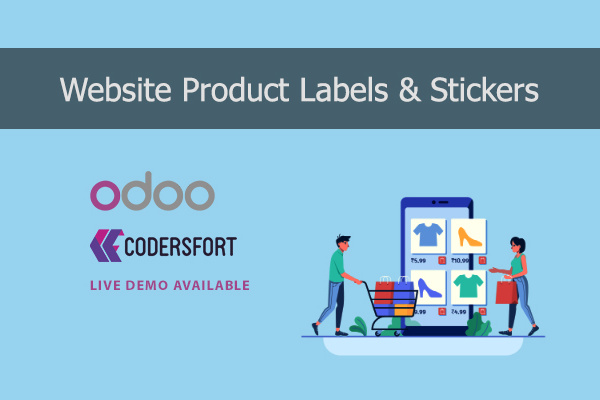 Odoo Website Product Labels & Stickers
