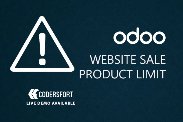 Odoo Website Sale Product Limit