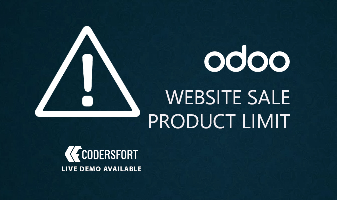 Odoo Website Sale Product Limit