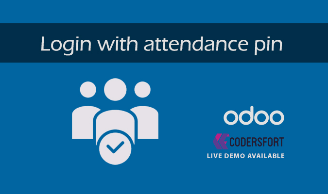 Odoo Login With Attendance Pin