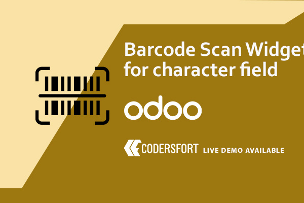 odoo Barcode Scan Widget for character field