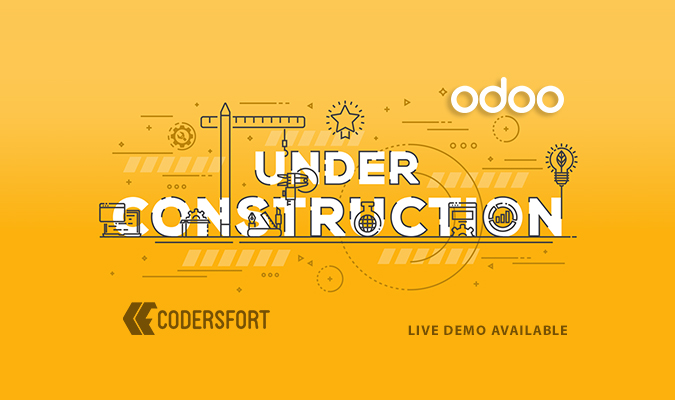 odoo Construction Projects on Website