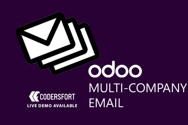 odoo Multi-Company email