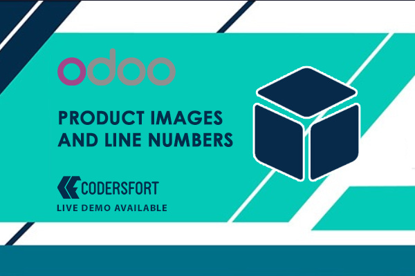 odoo Product images and line numbers