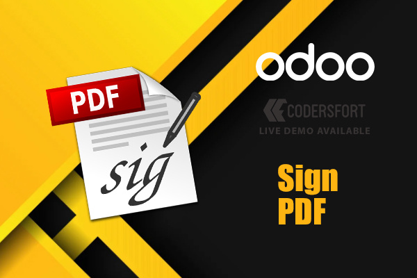 odoo Sign PDF