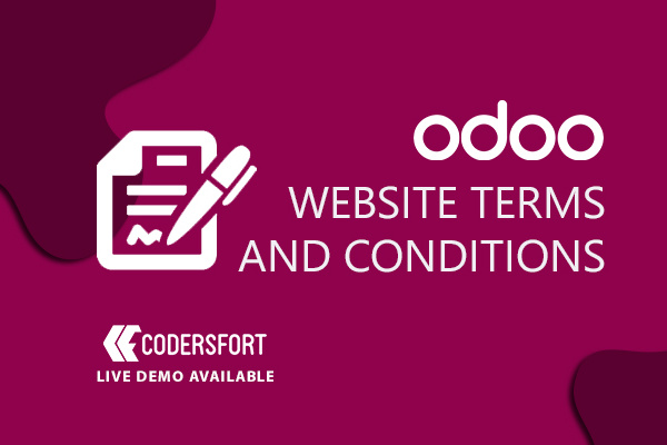 odoo Website Terms and Conditions